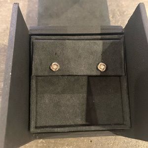 David yurman diamond infinity stud earrings